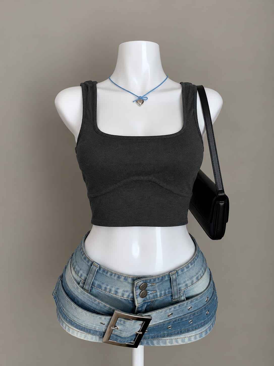 Black Crop Top