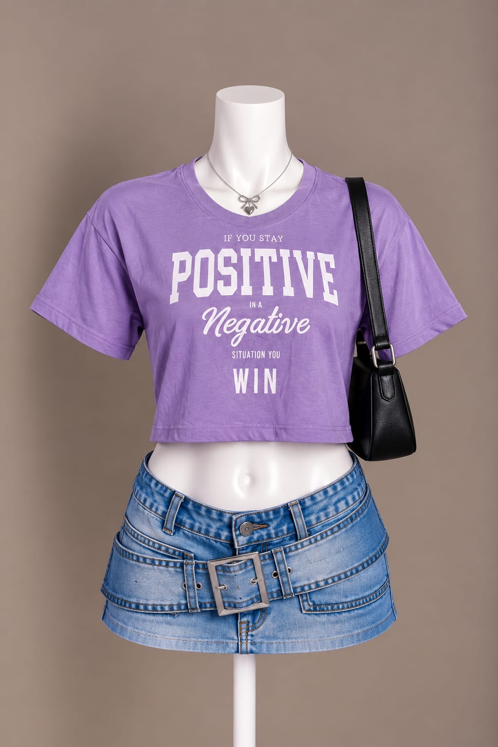 Lavender Crop Top