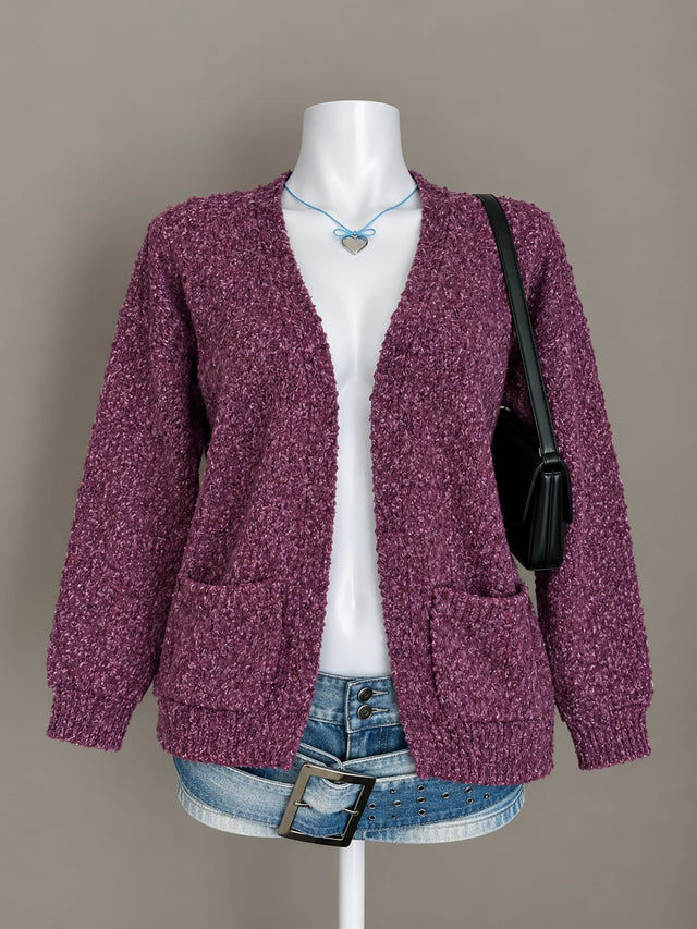 Purple Cardigan