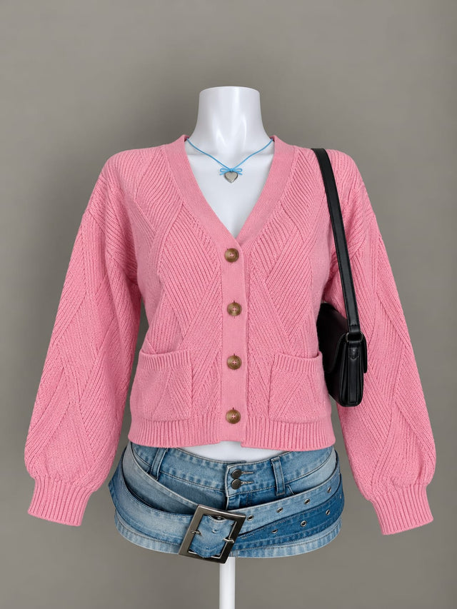 Pink Cardigan