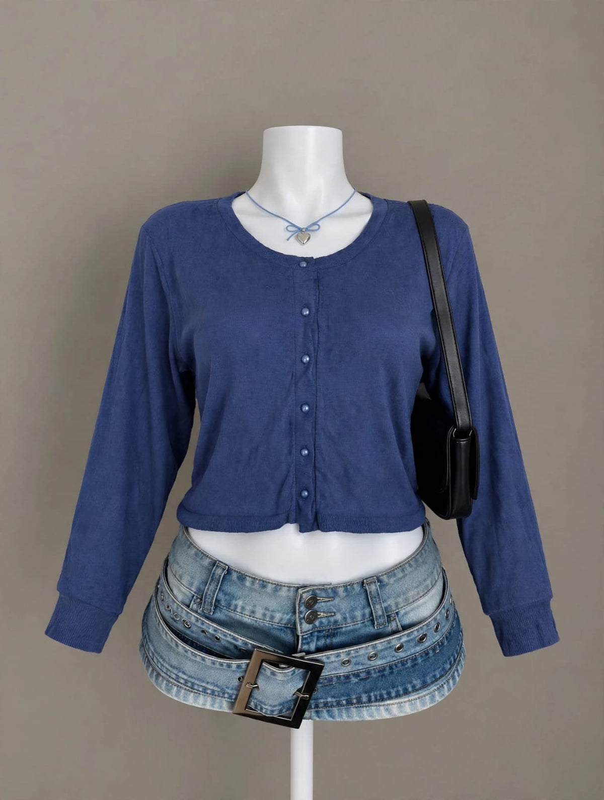 Blue Cardigan