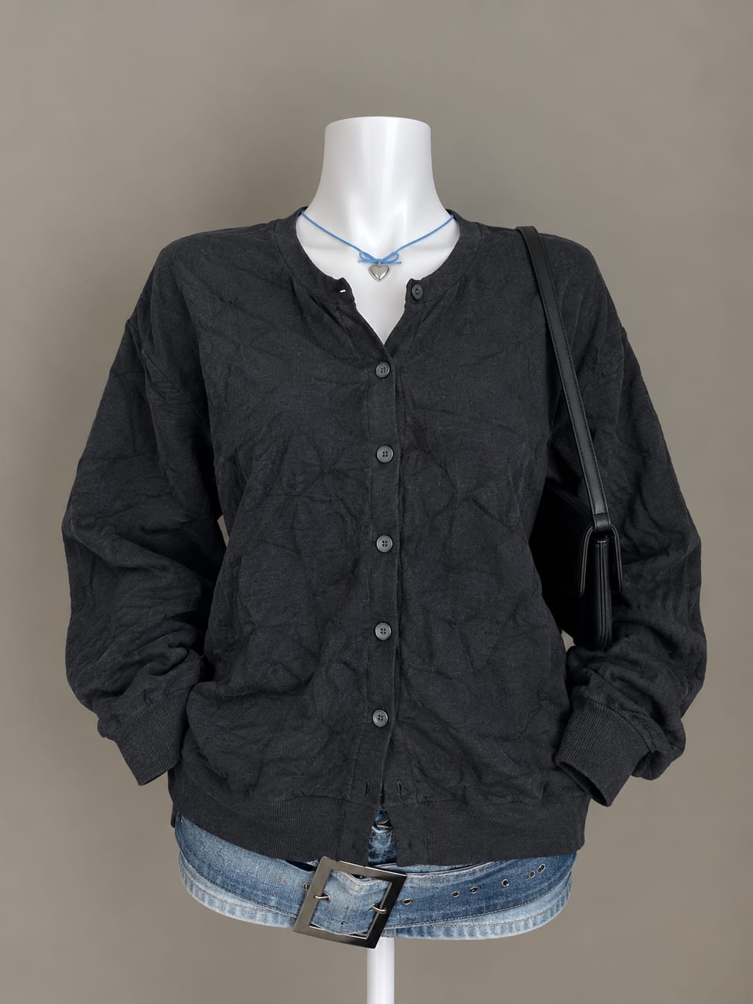 Charcoal Grey Cardigan