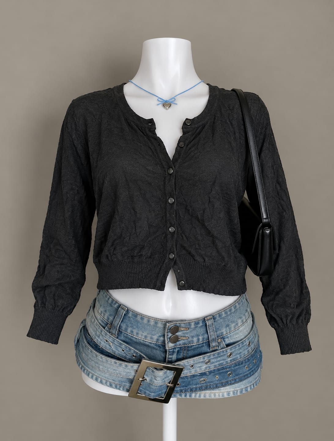 Charcoal Grey Cardigan