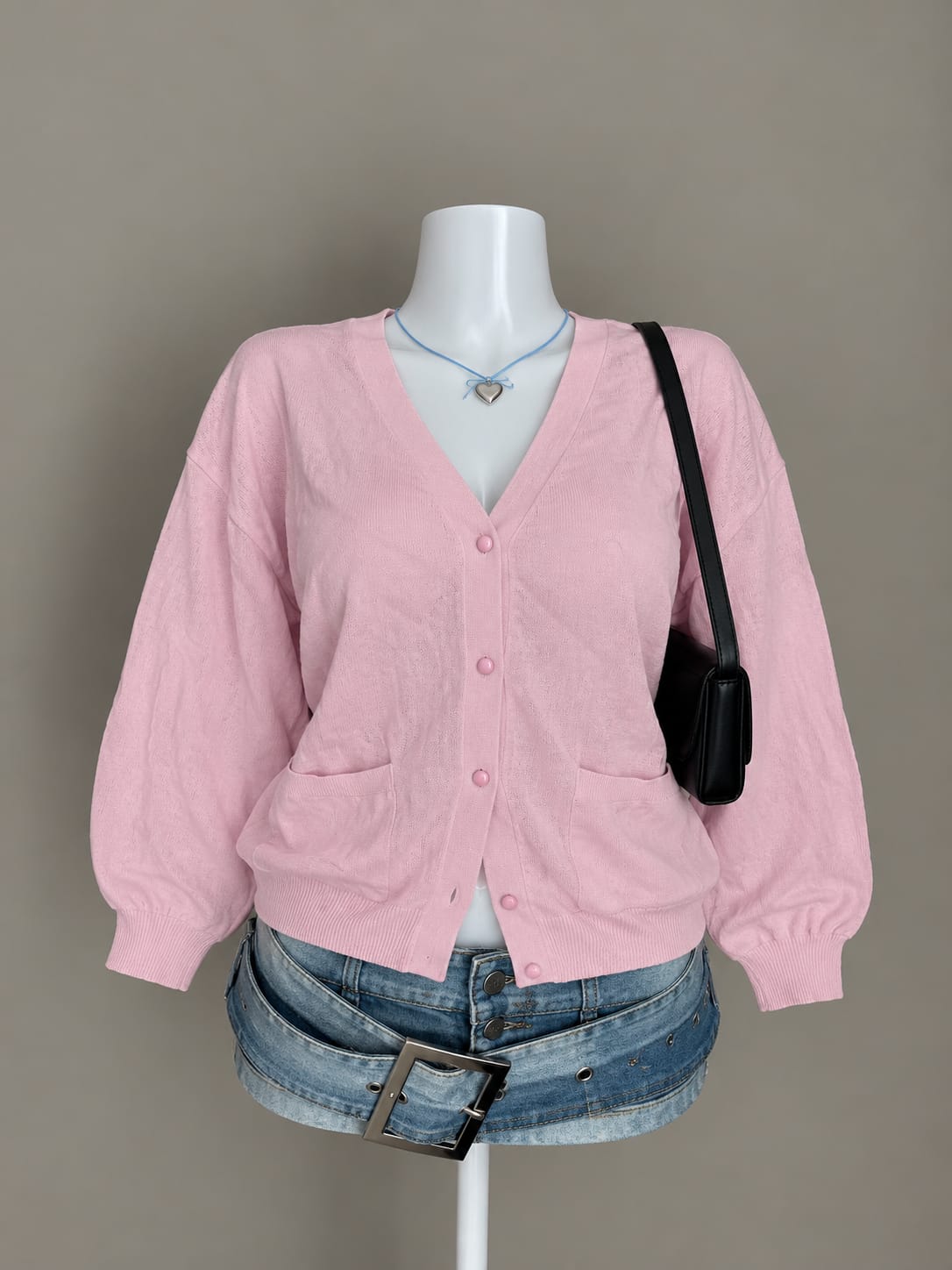 Pink Cardigan