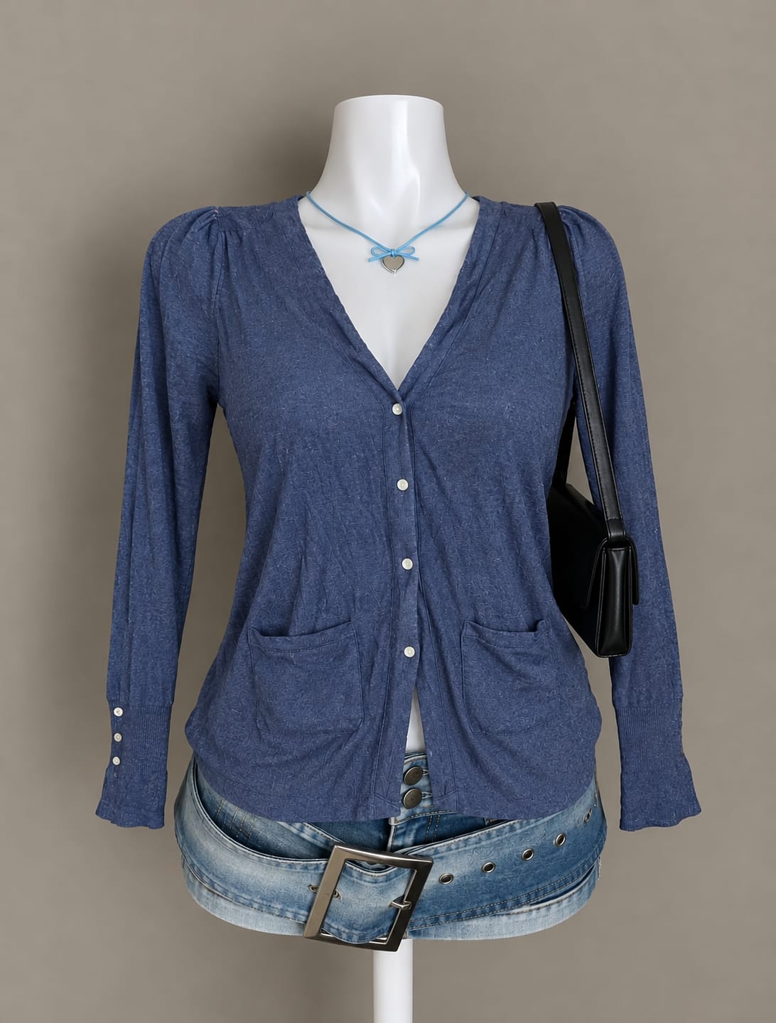 Blue Cardigan