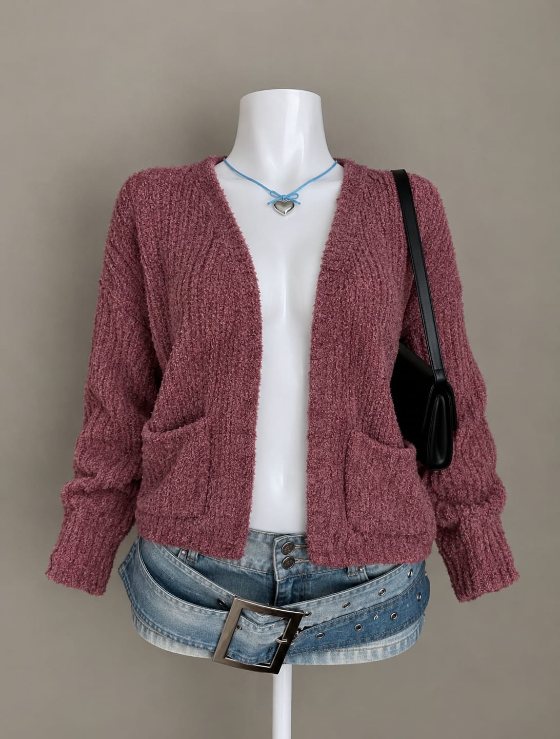 Dusty Rose Cardigan