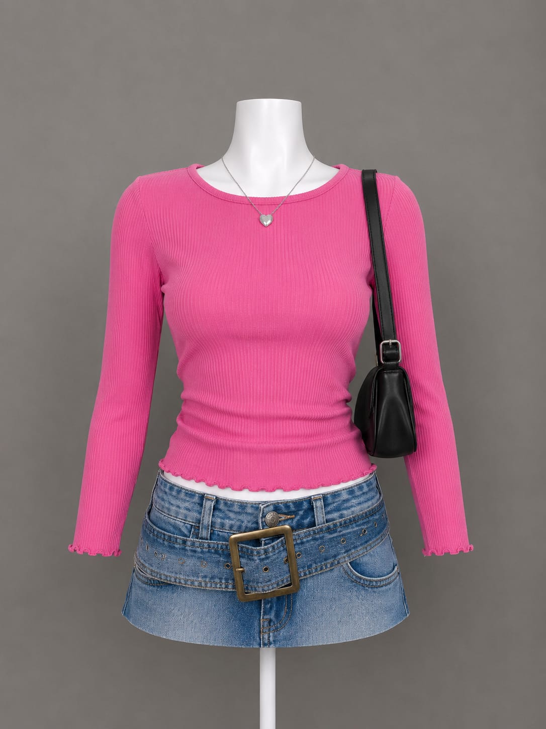 Pink Long Sleeve Top