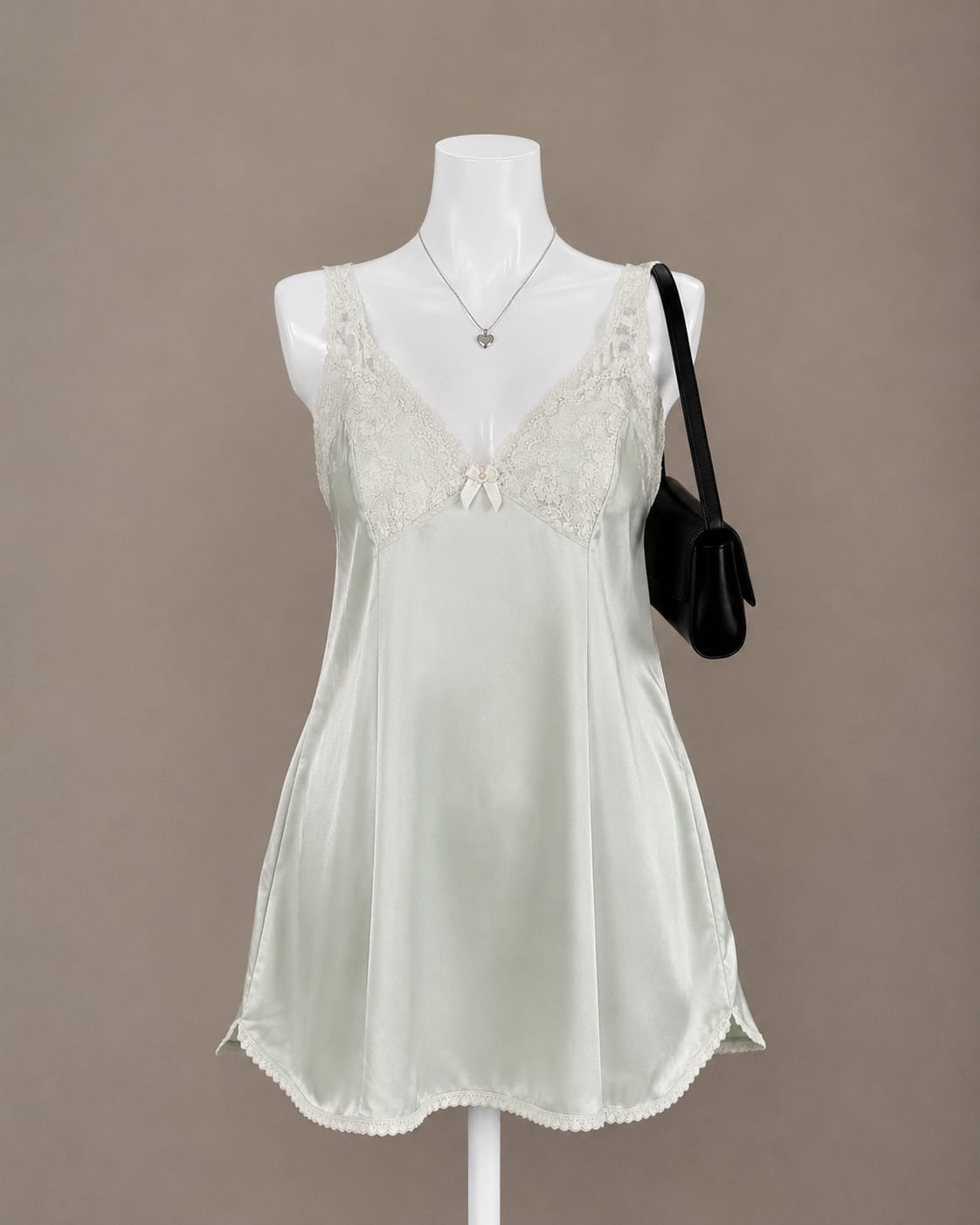 Mint Green Slip Dress