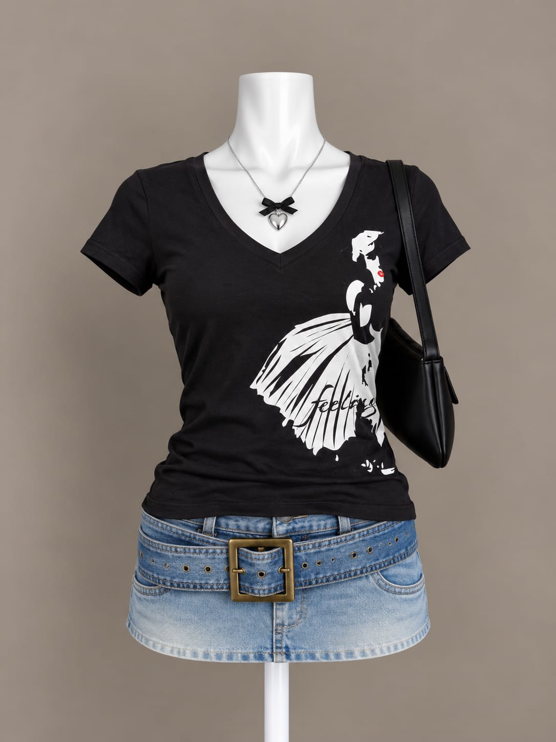 Black Graphic T-Shirt
