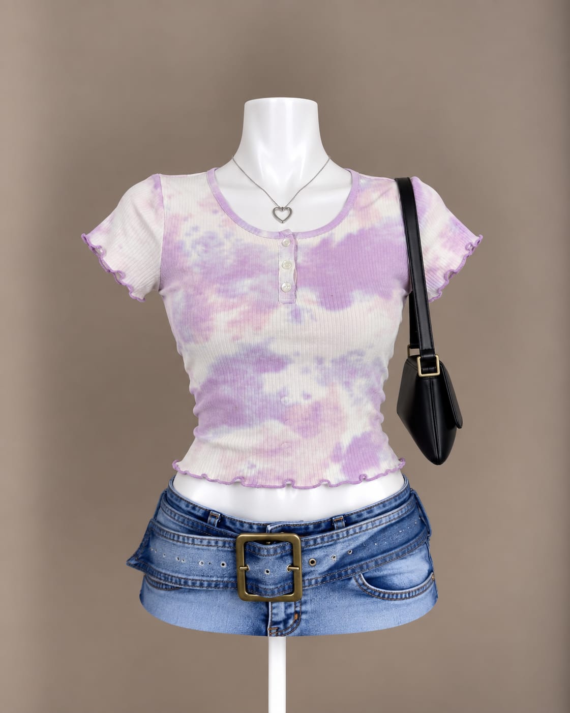 Lavender Tie-Dye Top
