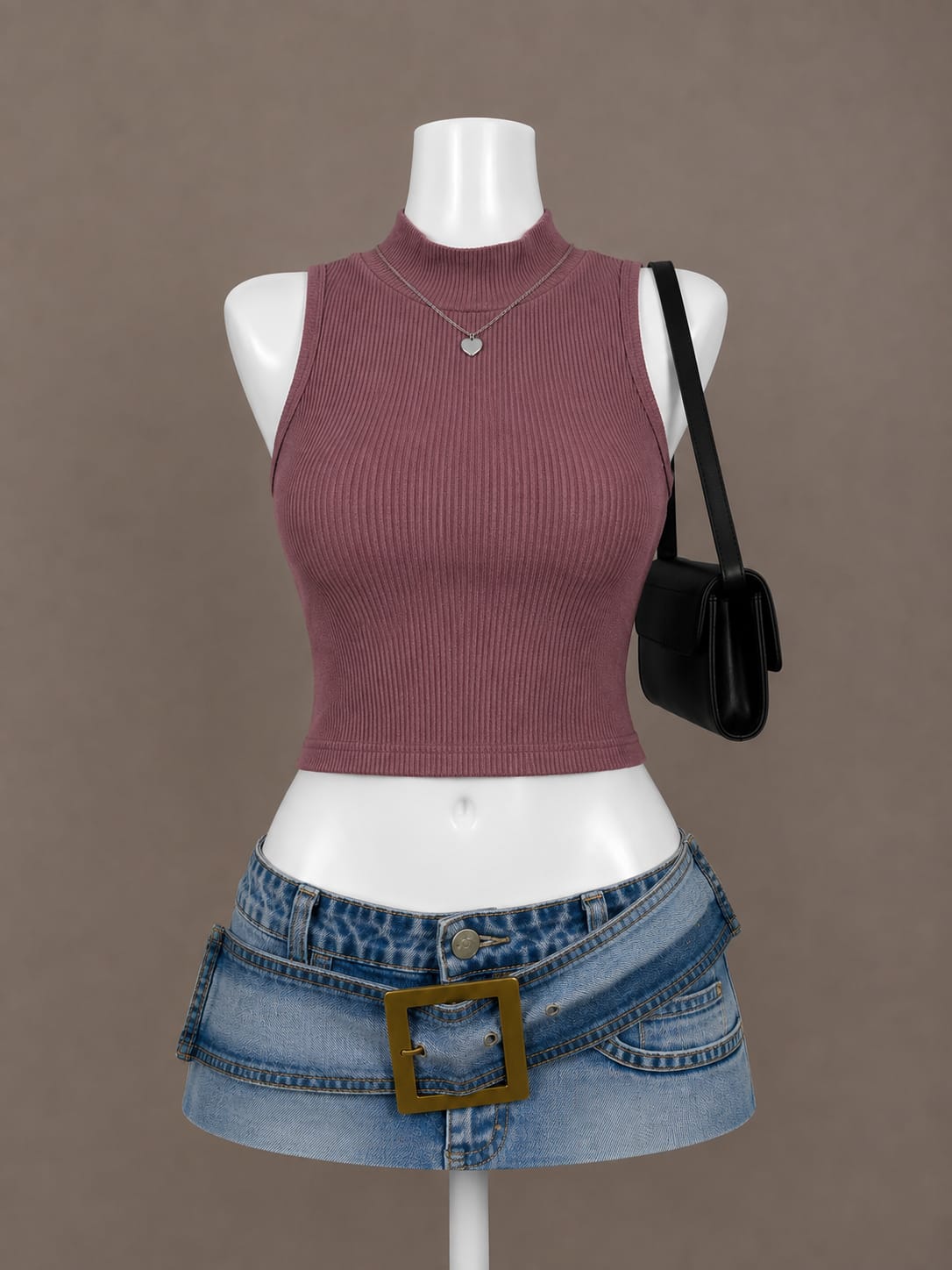 Mauve Sleeveless Top