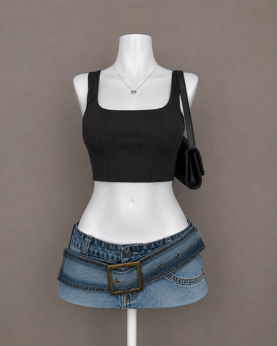 Black Crop Top