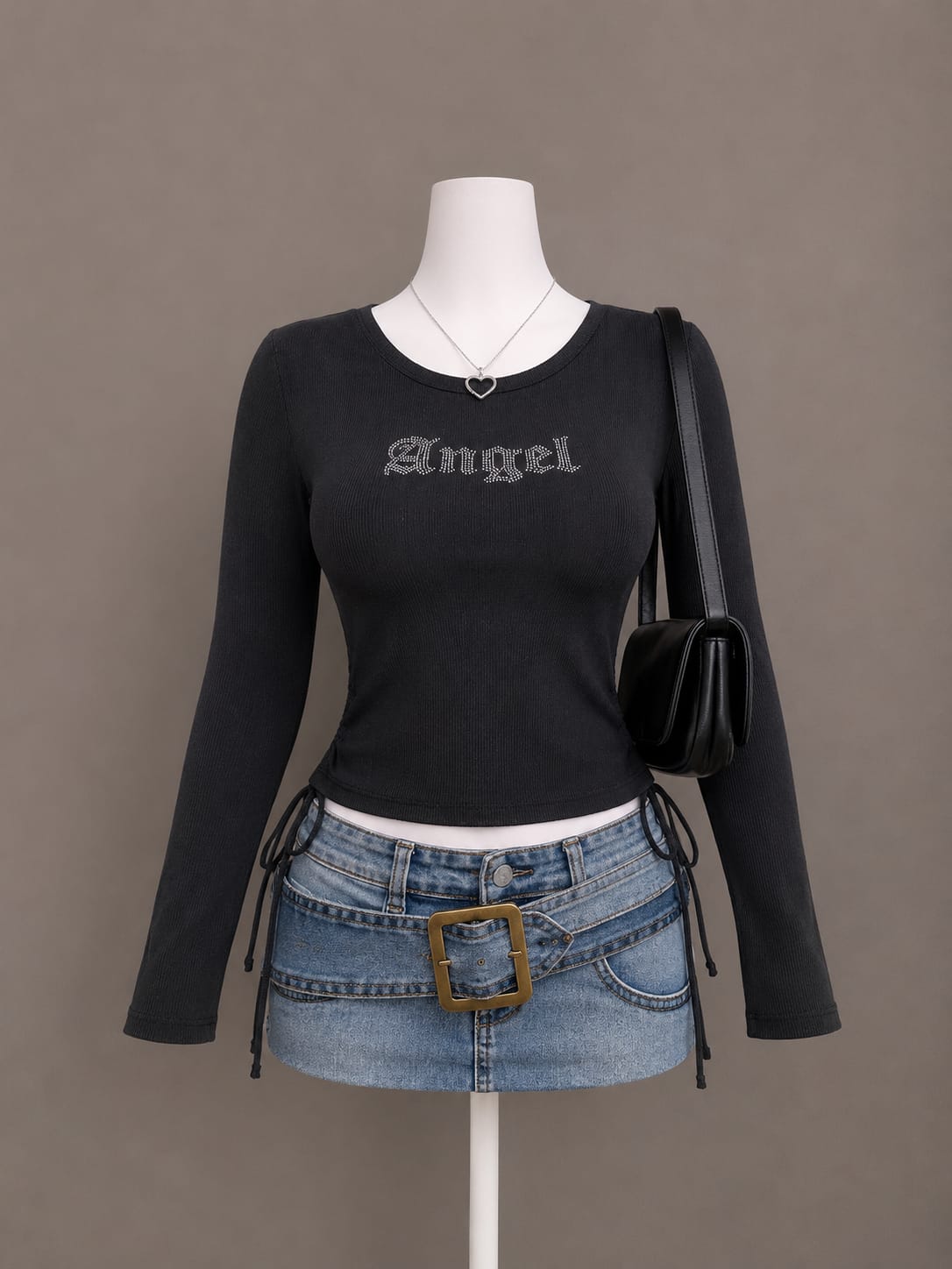 Black Crop Top