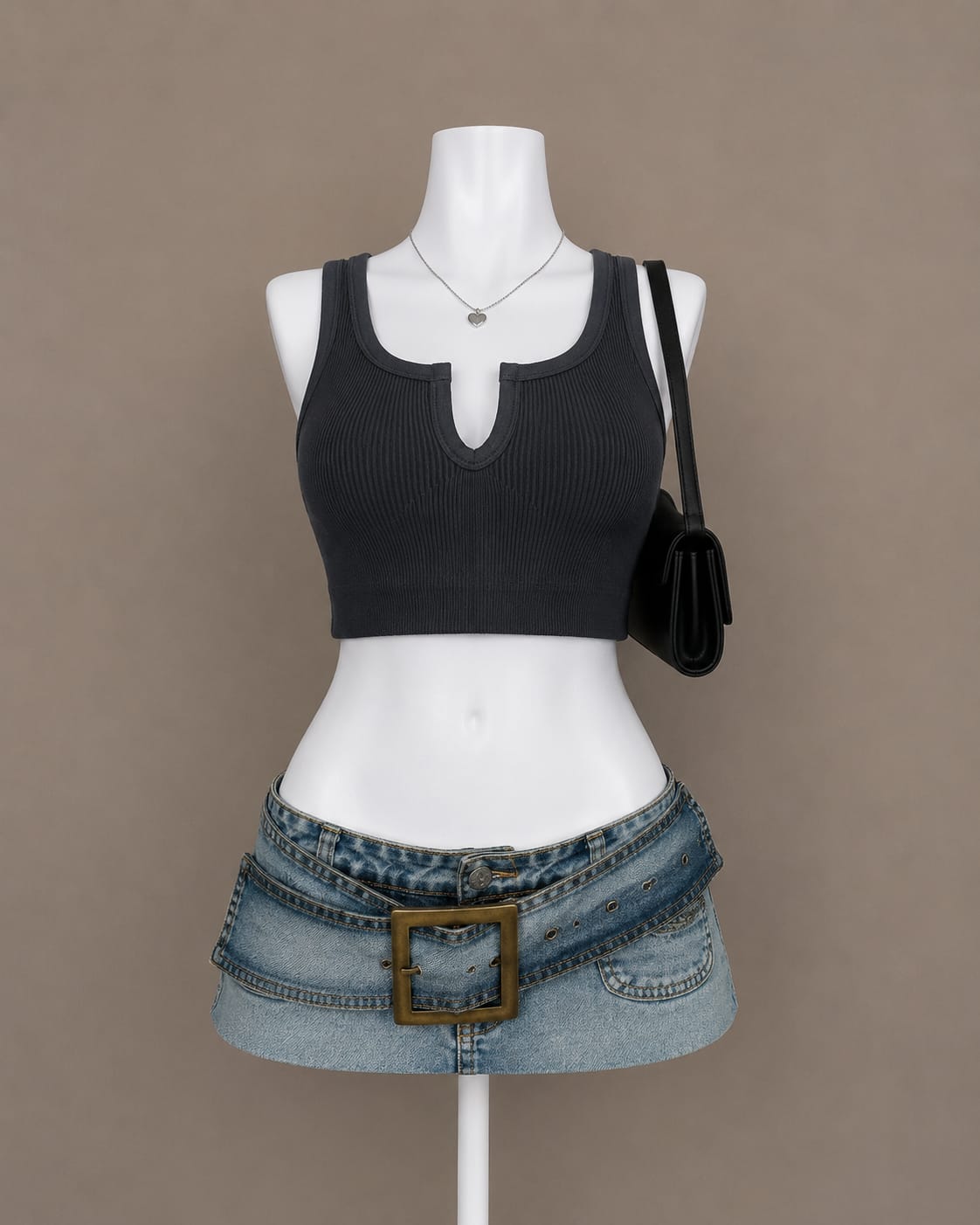 Black Crop Top