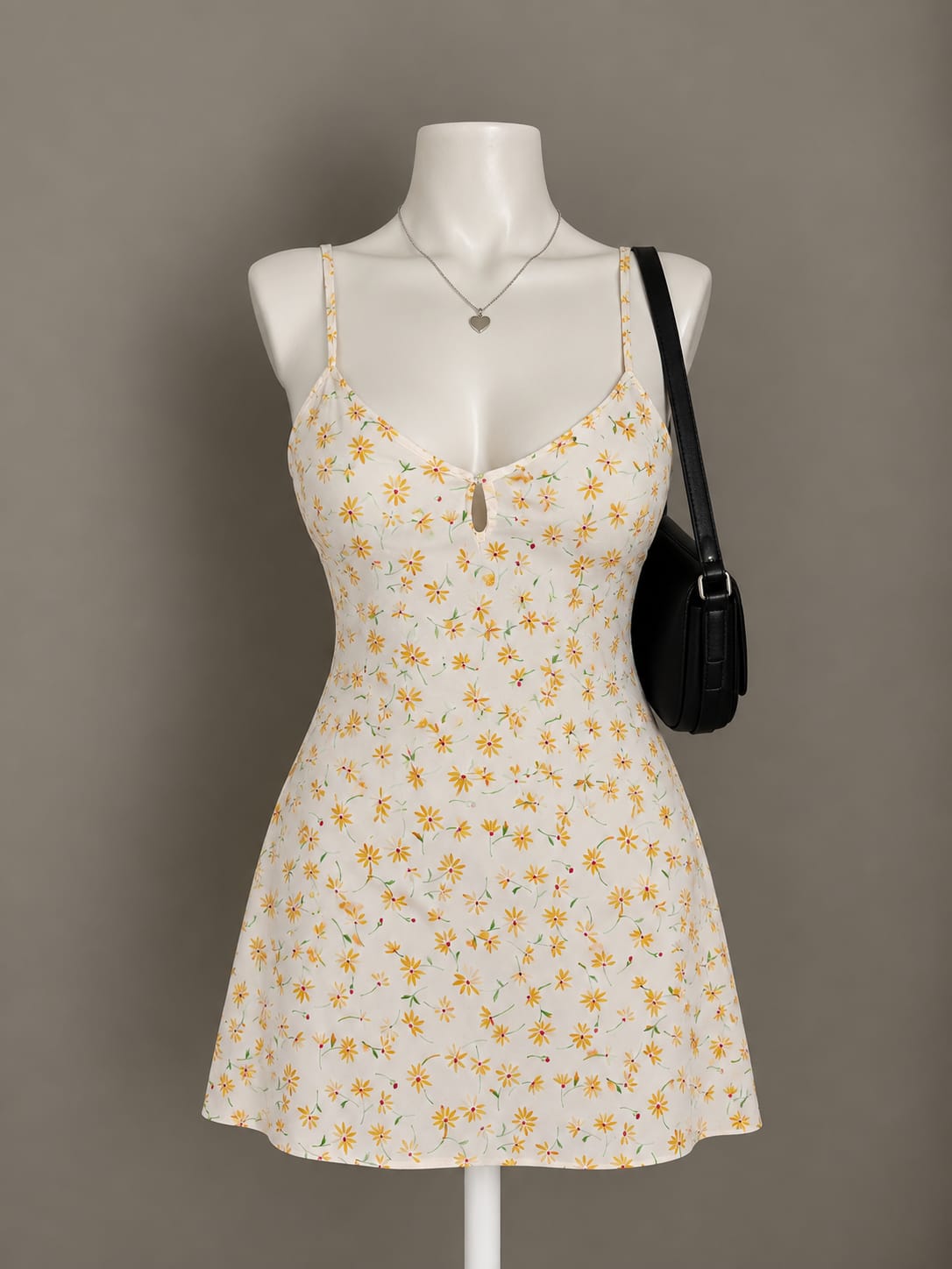 White Floral Dress