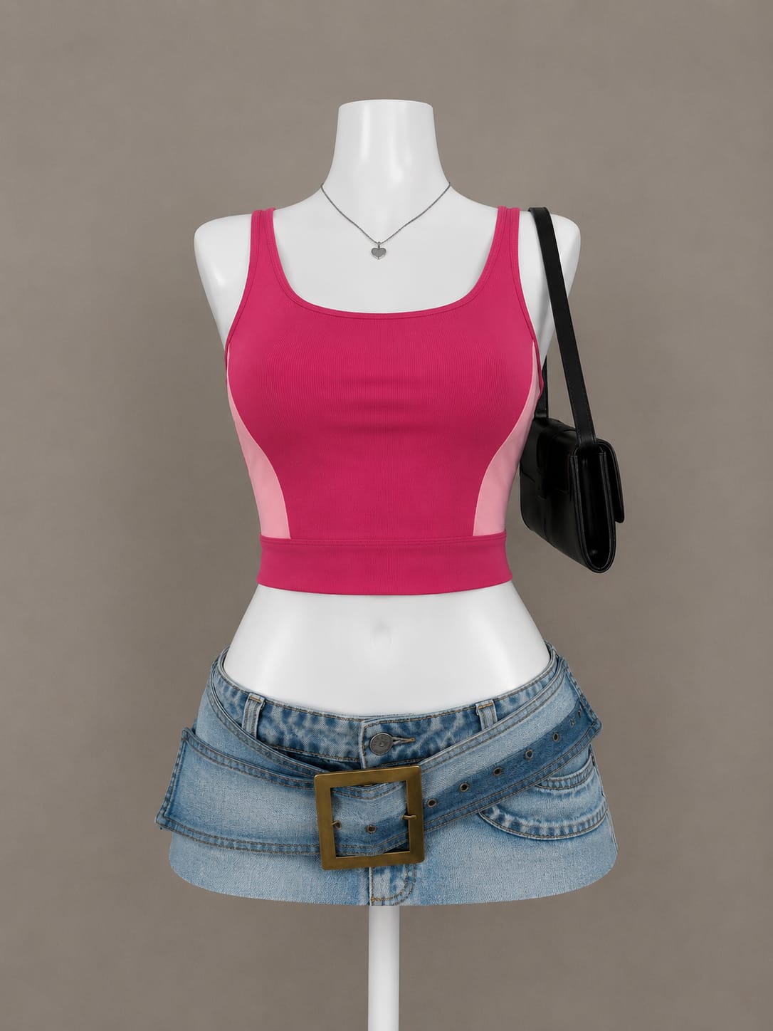Hot Pink Crop Top