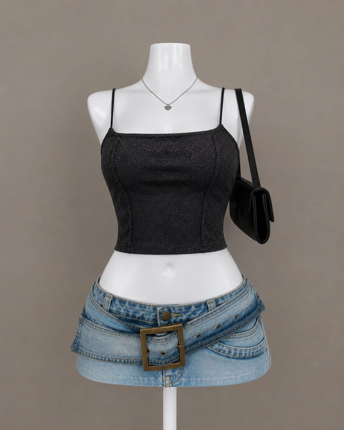Black Crop Top