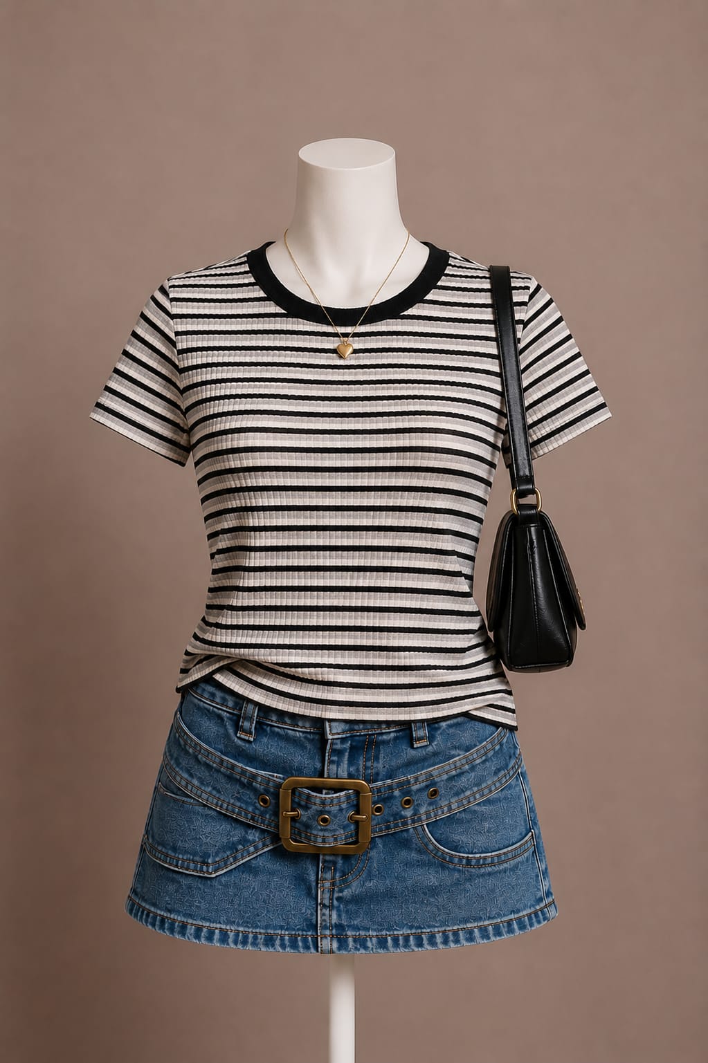 Black Striped T-Shirt