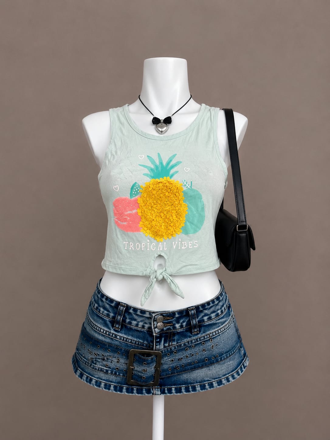 Mint Green Crop Top