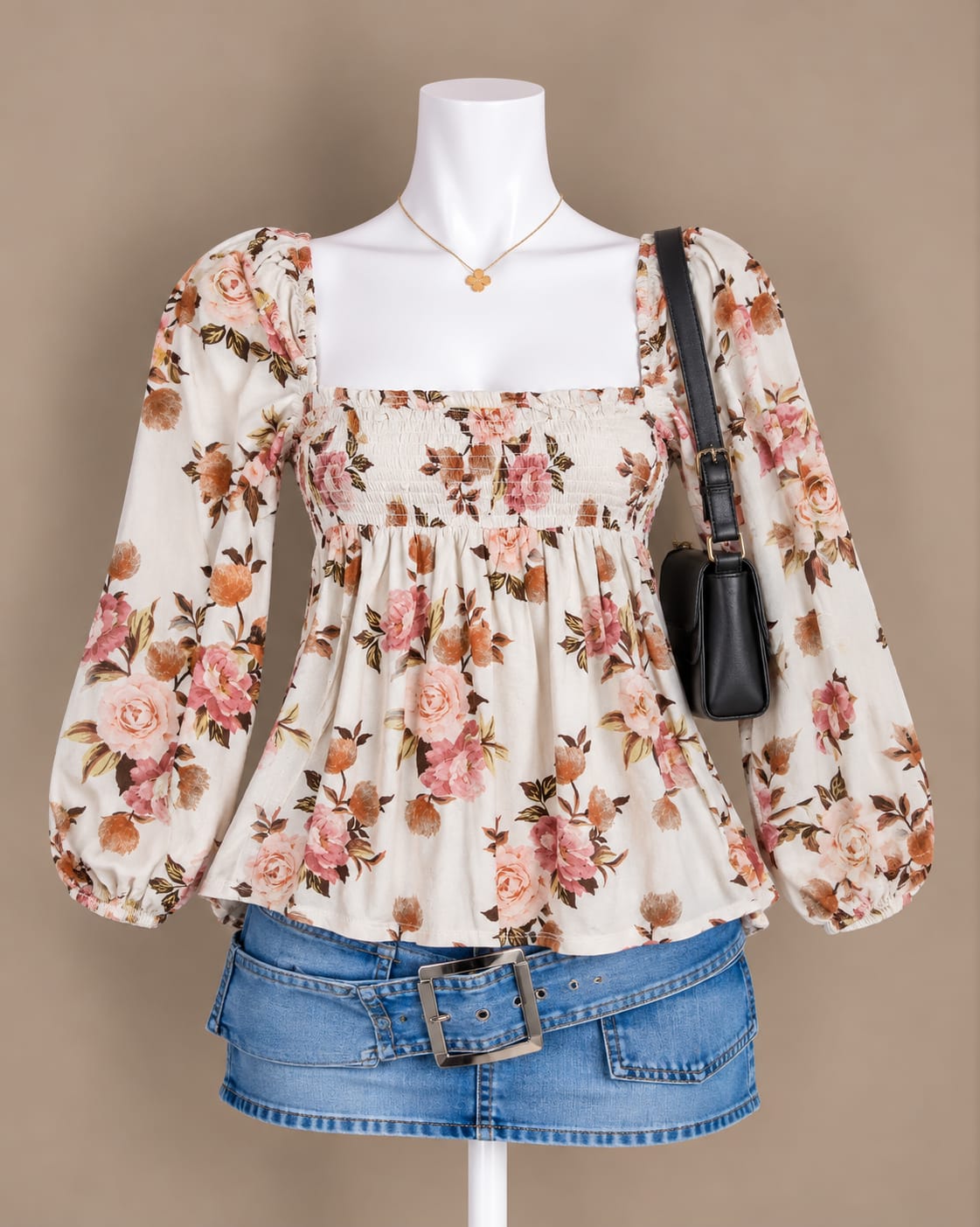 Cream Blouse