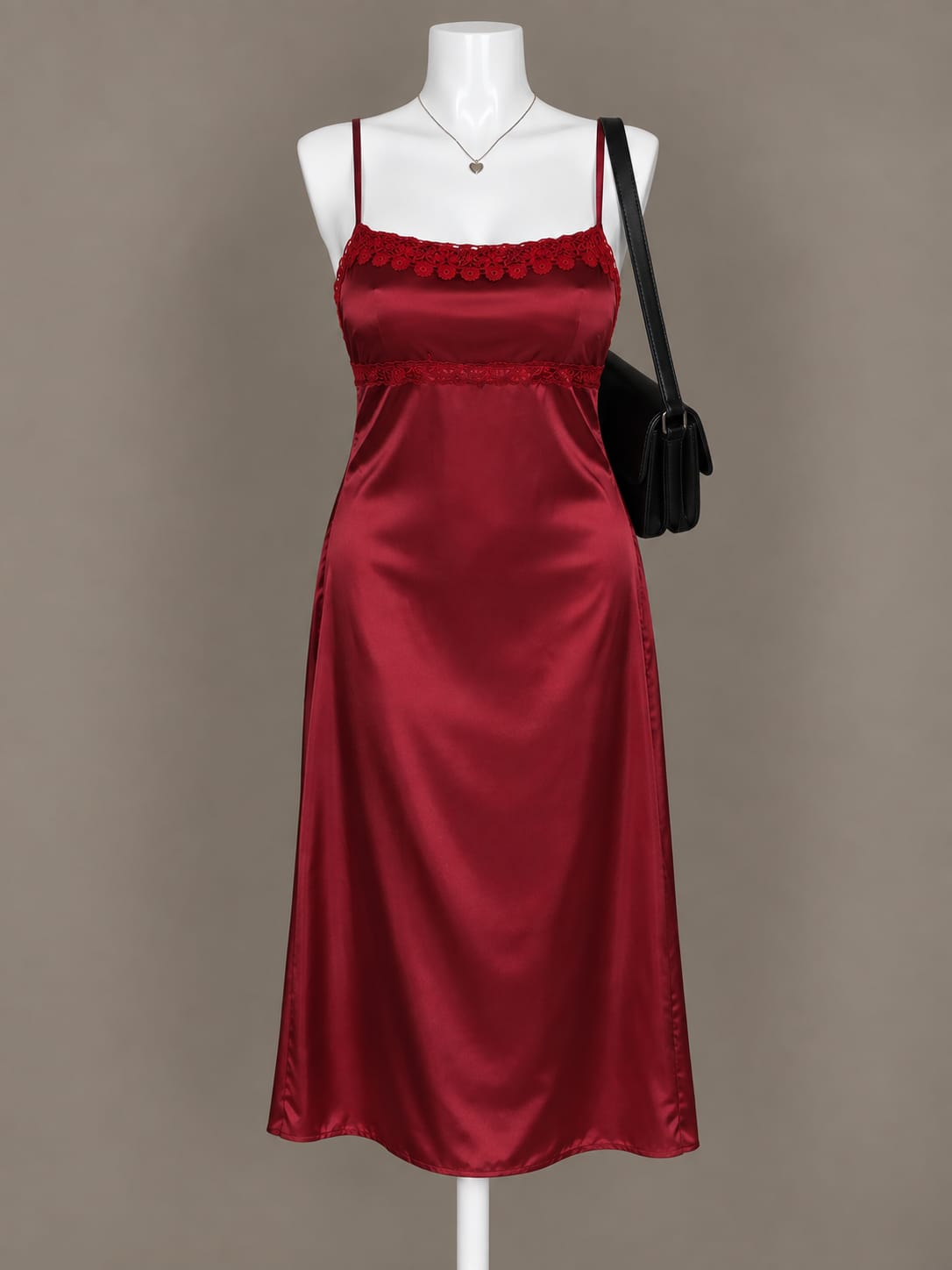 Burgundy Dress