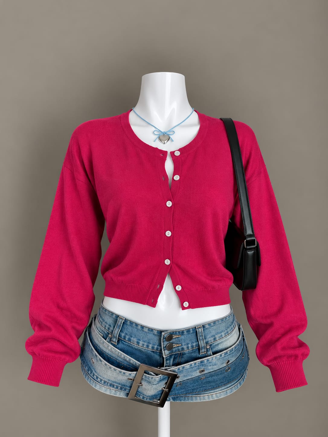Hot Pink Cardigan