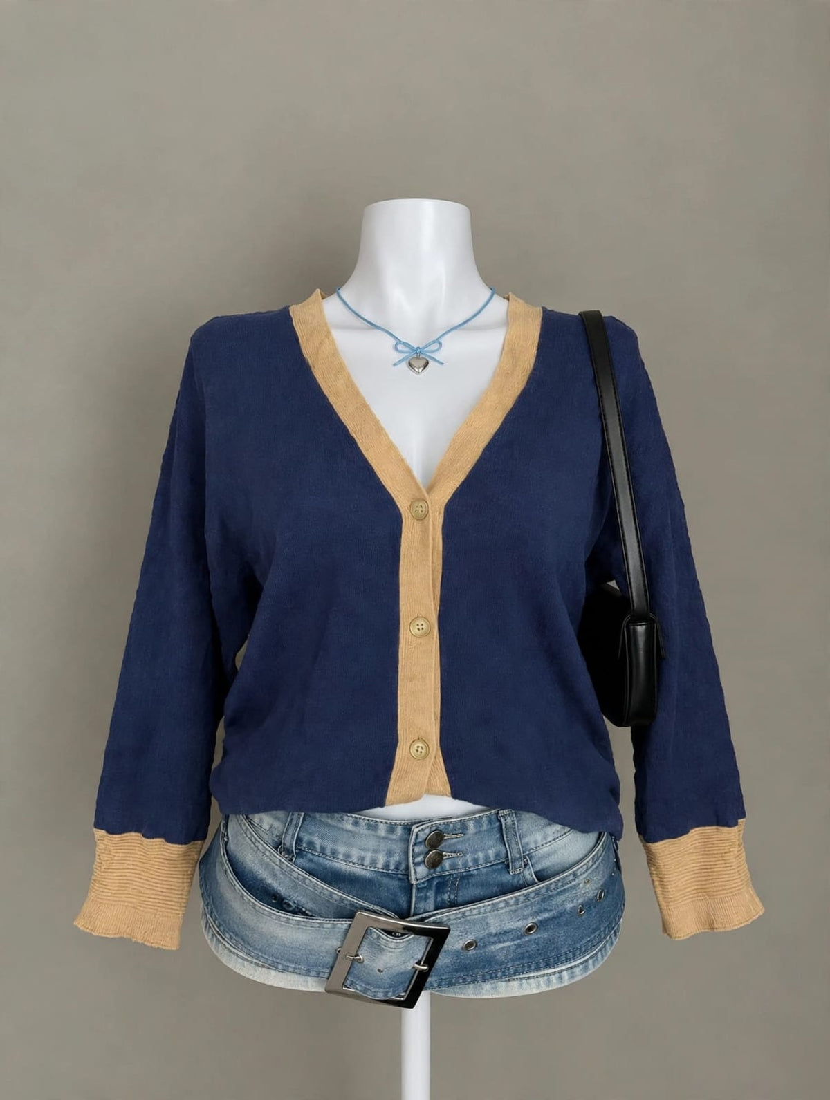 Navy Blue Cardigan
