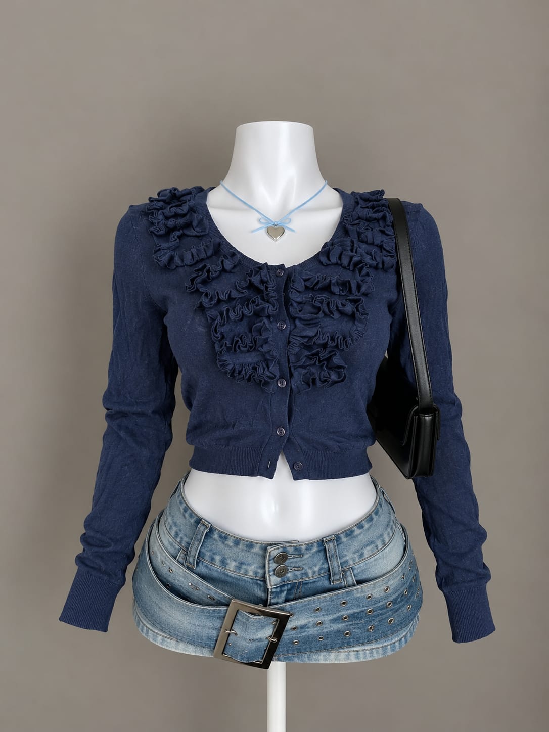 Navy Blue Cardigan