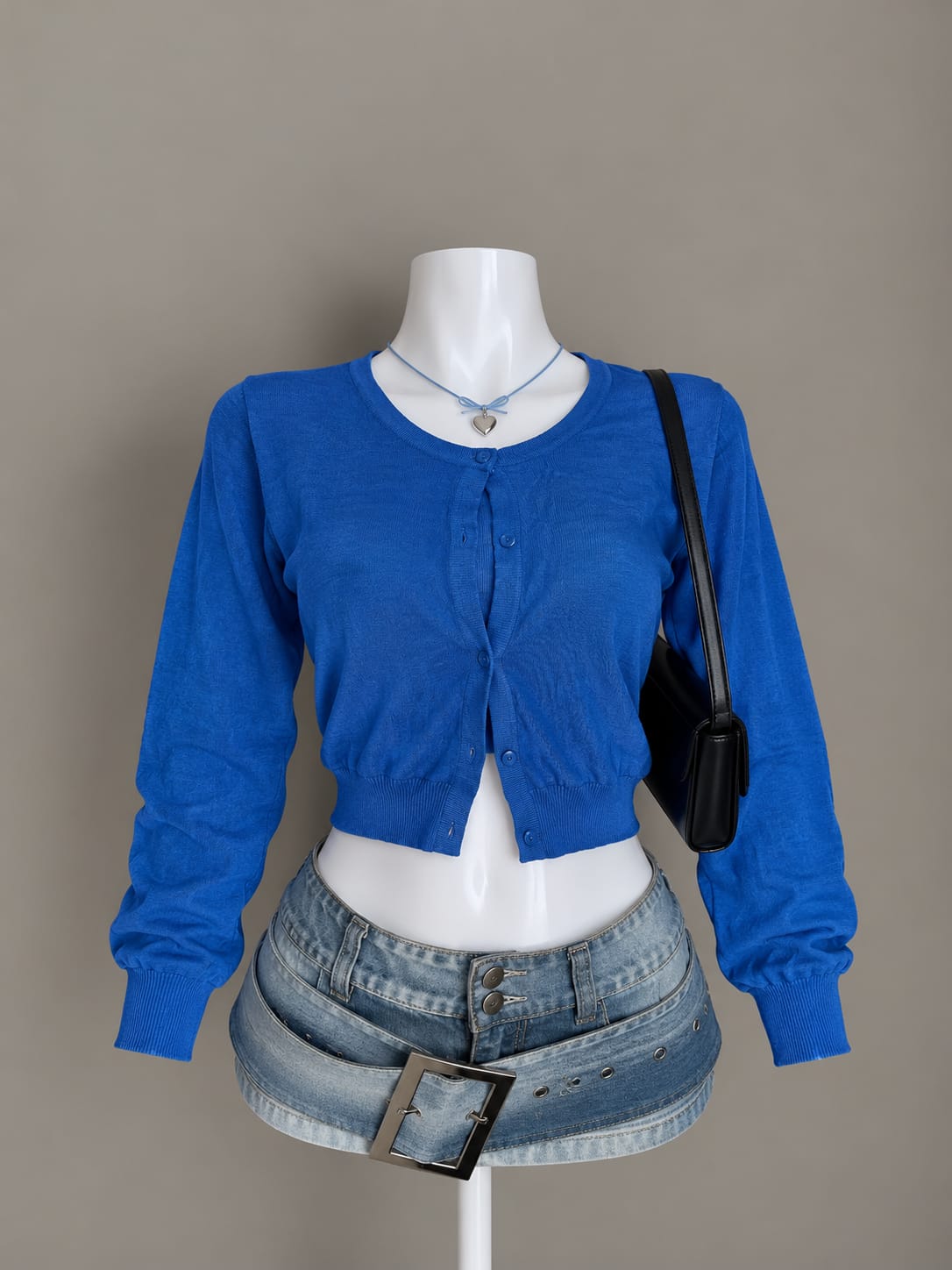 Blue Cardigan