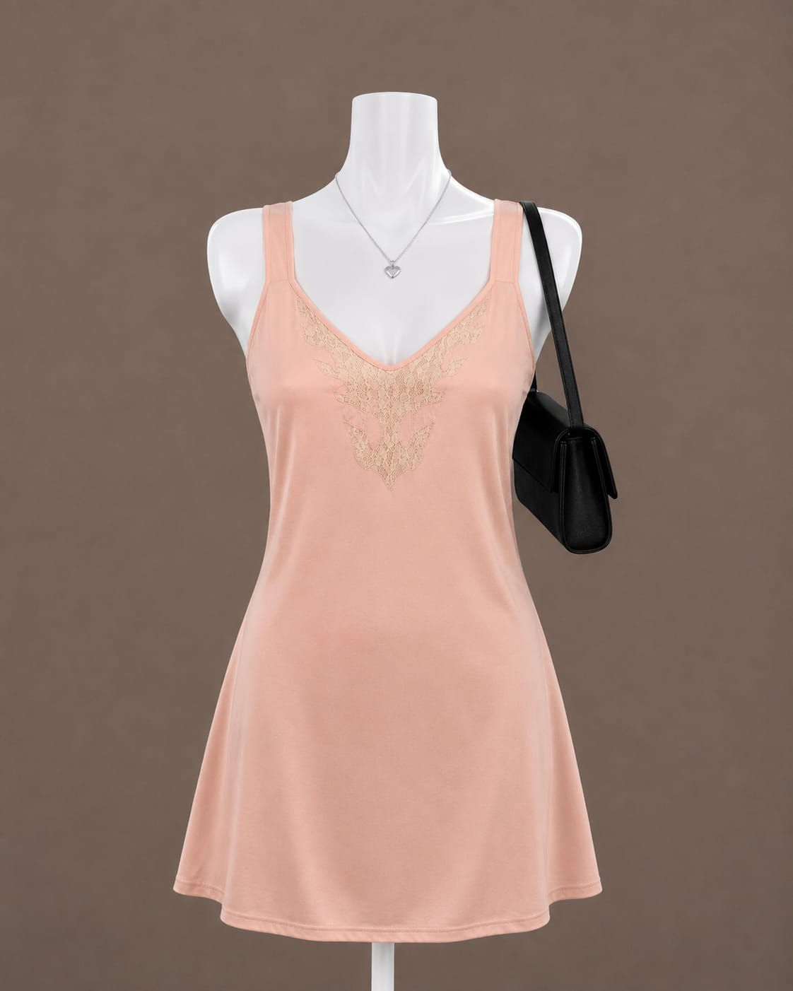 Peach Slip Dress