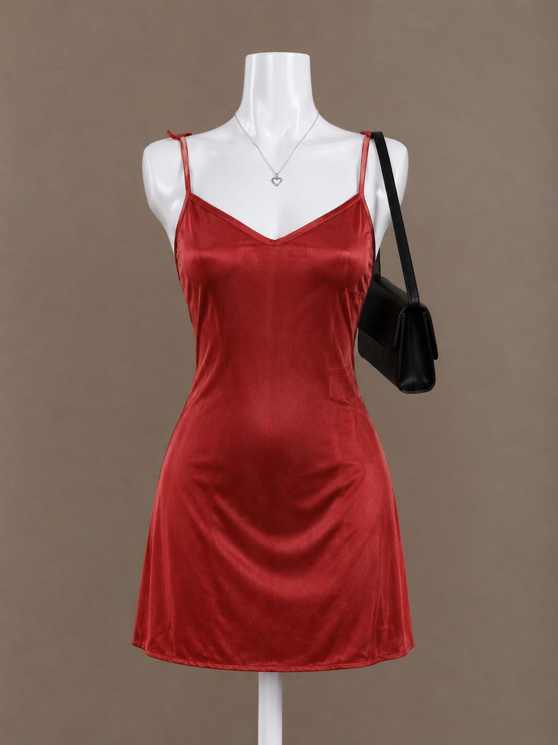 Red Slip Dress