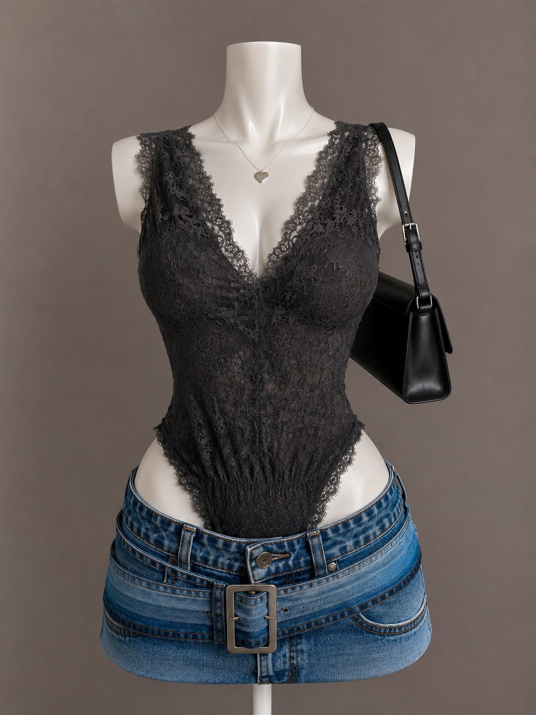 Black Lace Bodysuit