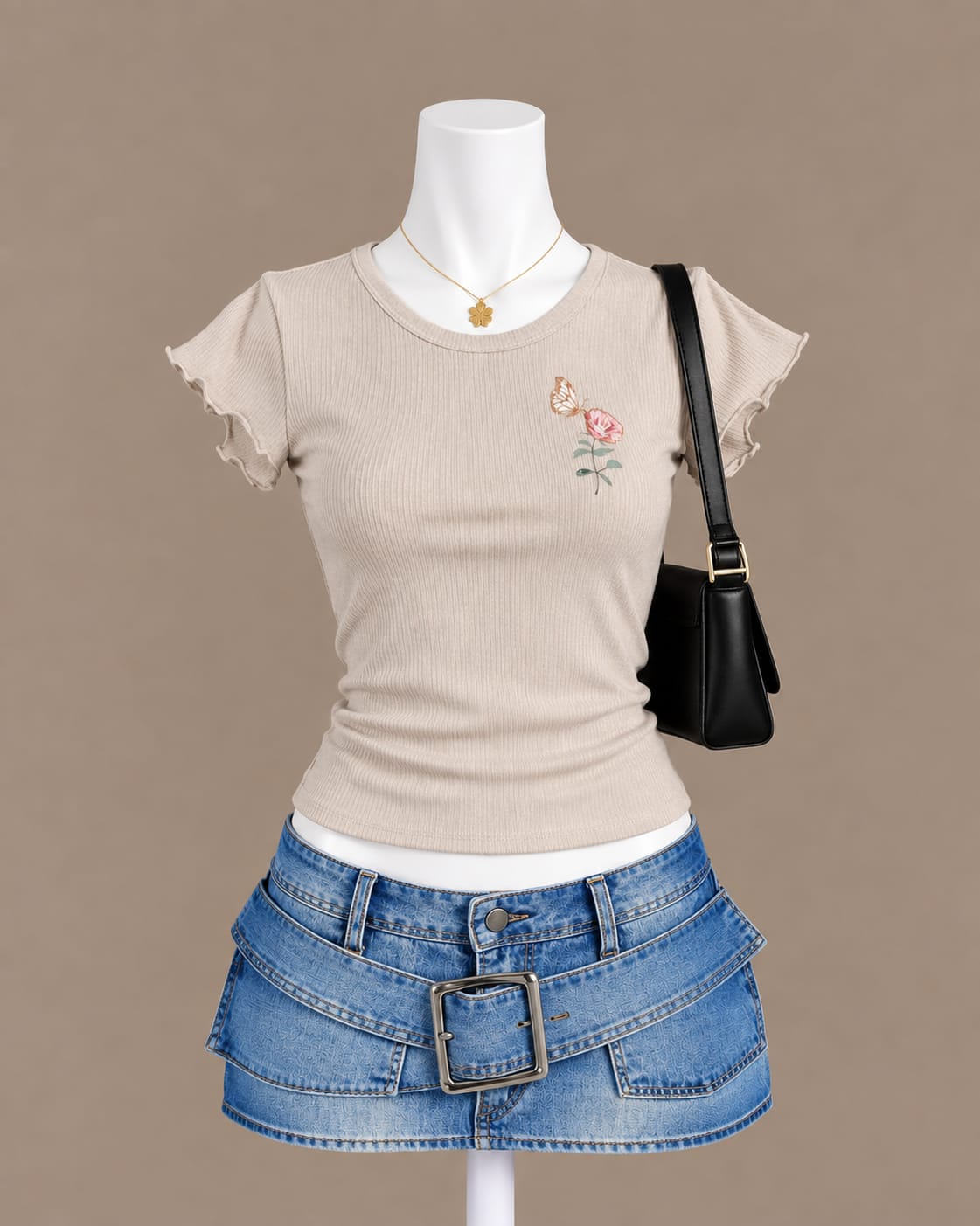 Beige Top