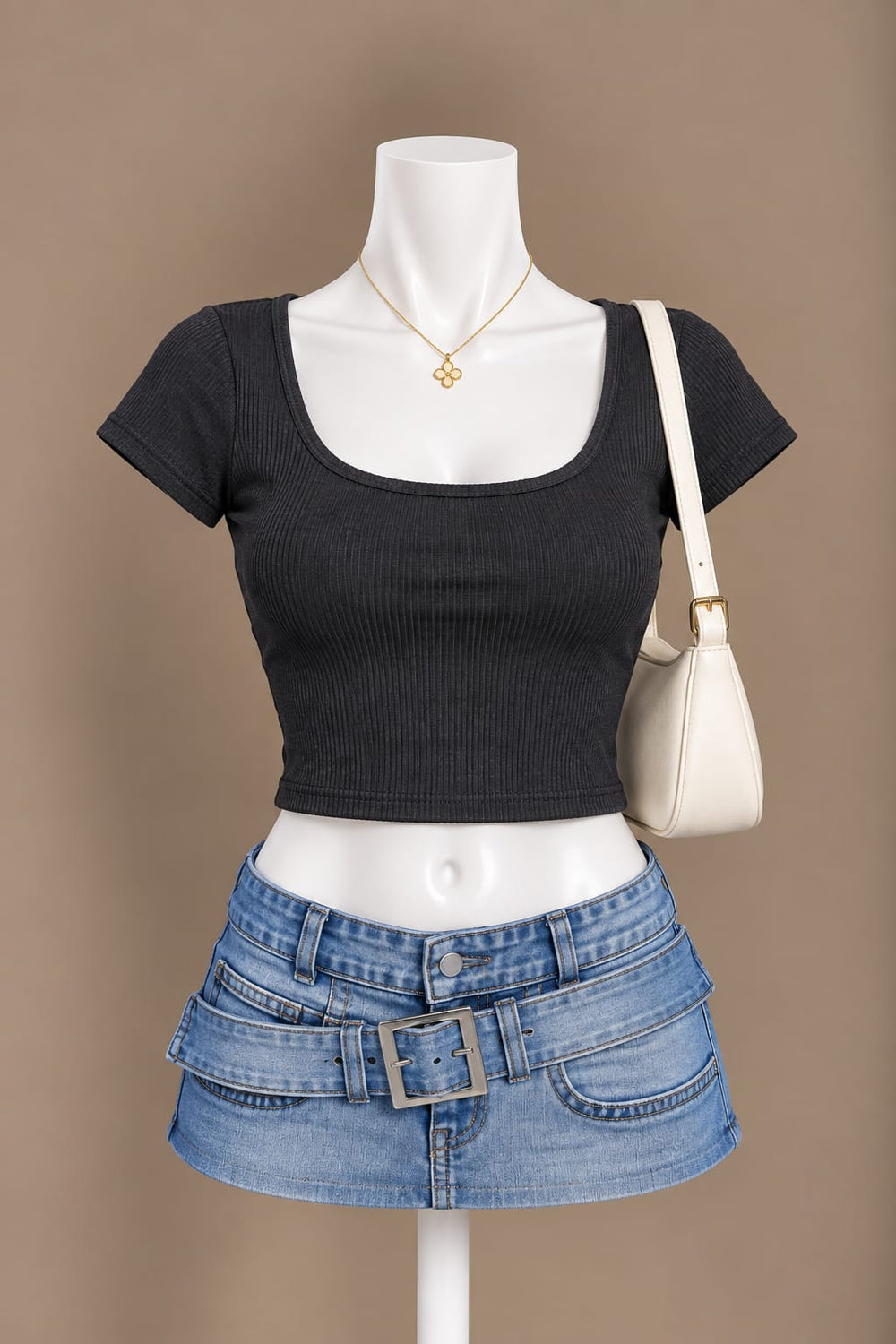 Black Crop Top