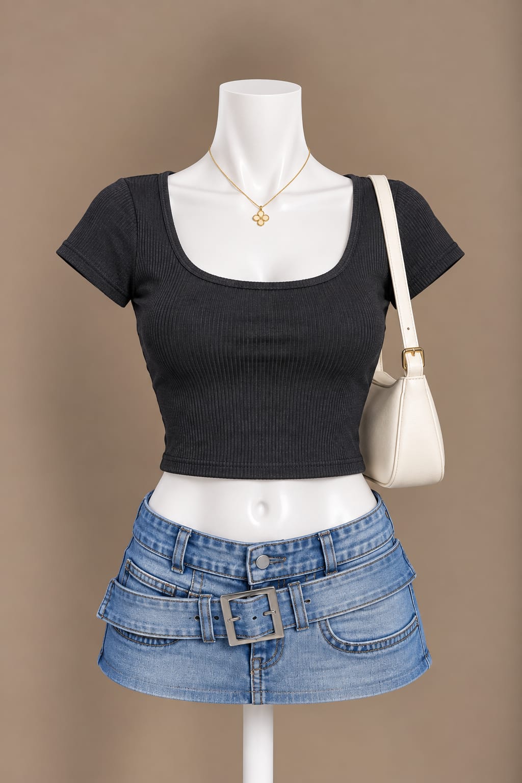 Black Crop Top