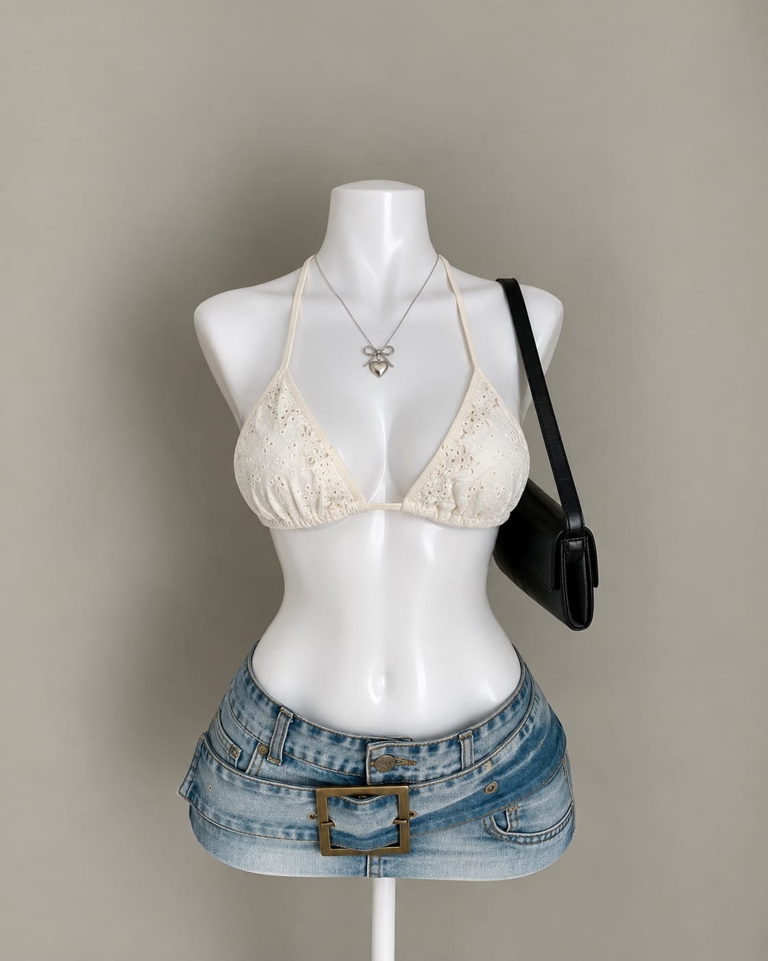 White Bikini Top