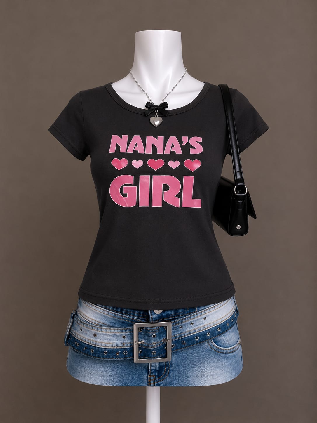 Black Pink Graphic T-Shirt