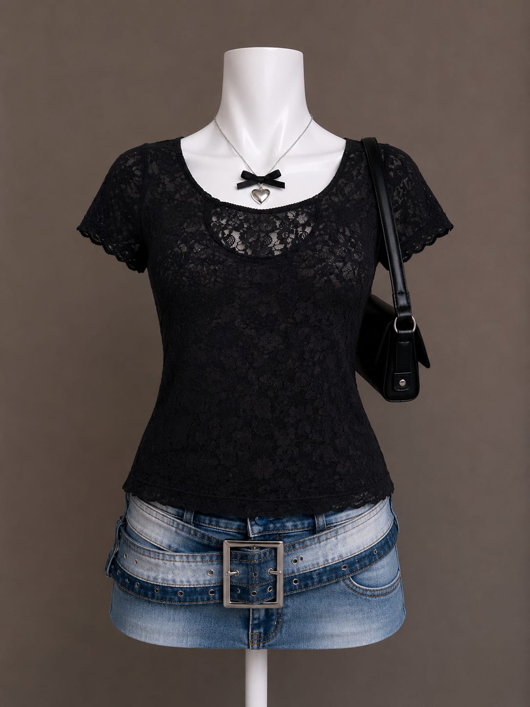 Black Lace Top