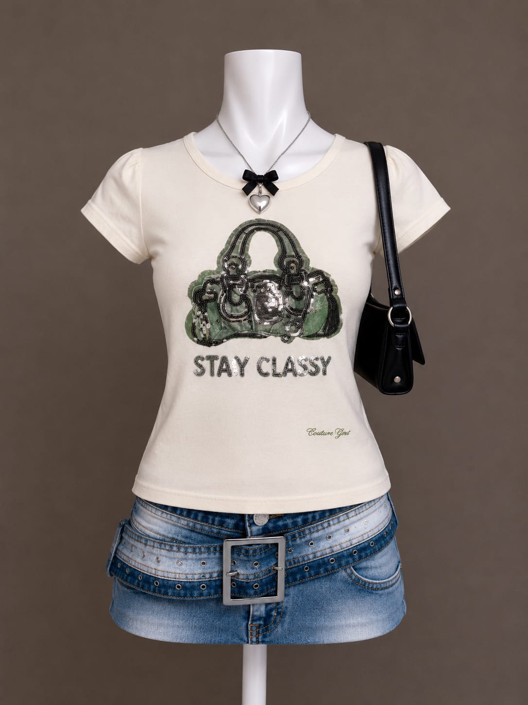 Cream Graphic T-Shirt