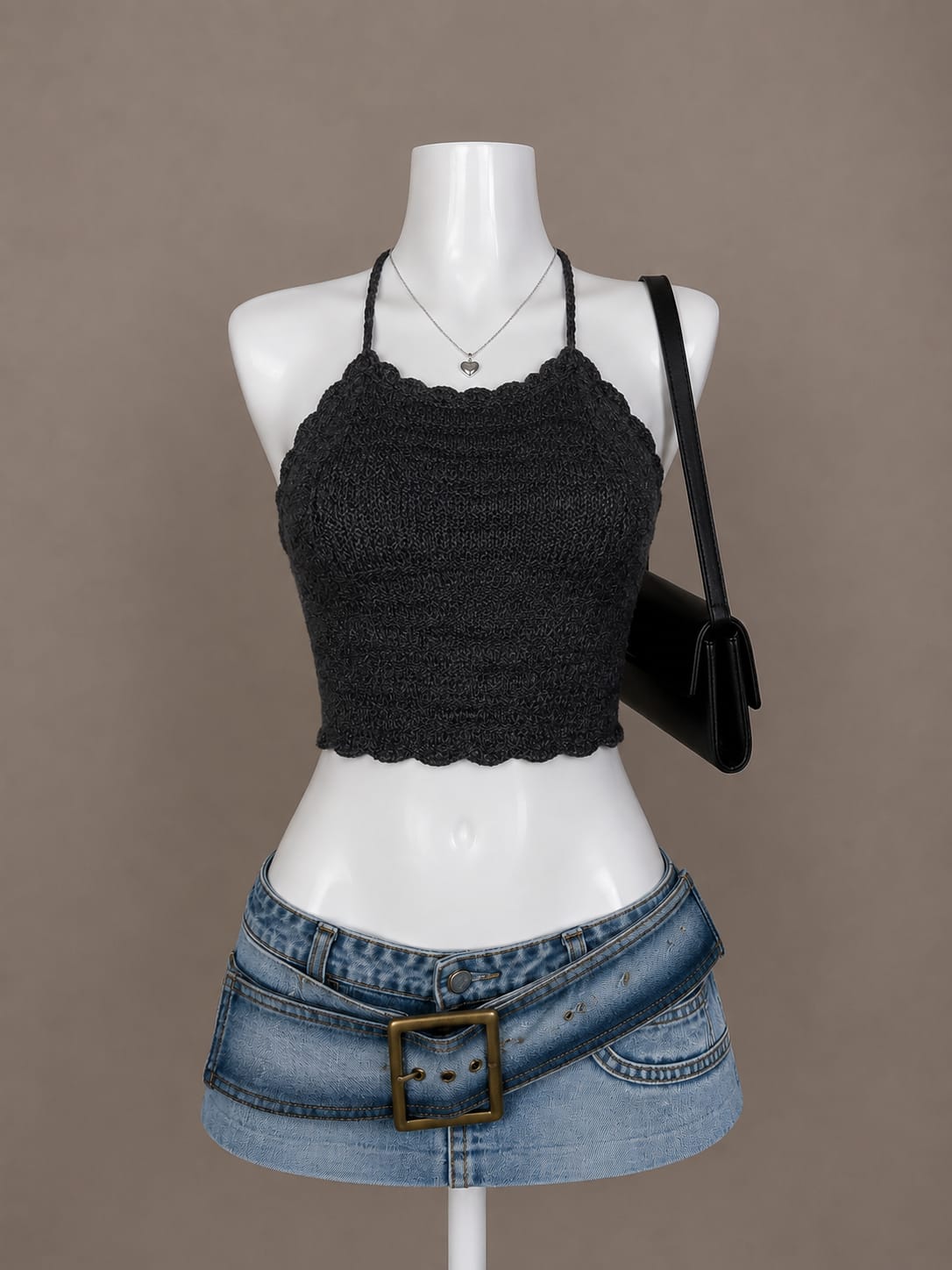 Black Crop Top