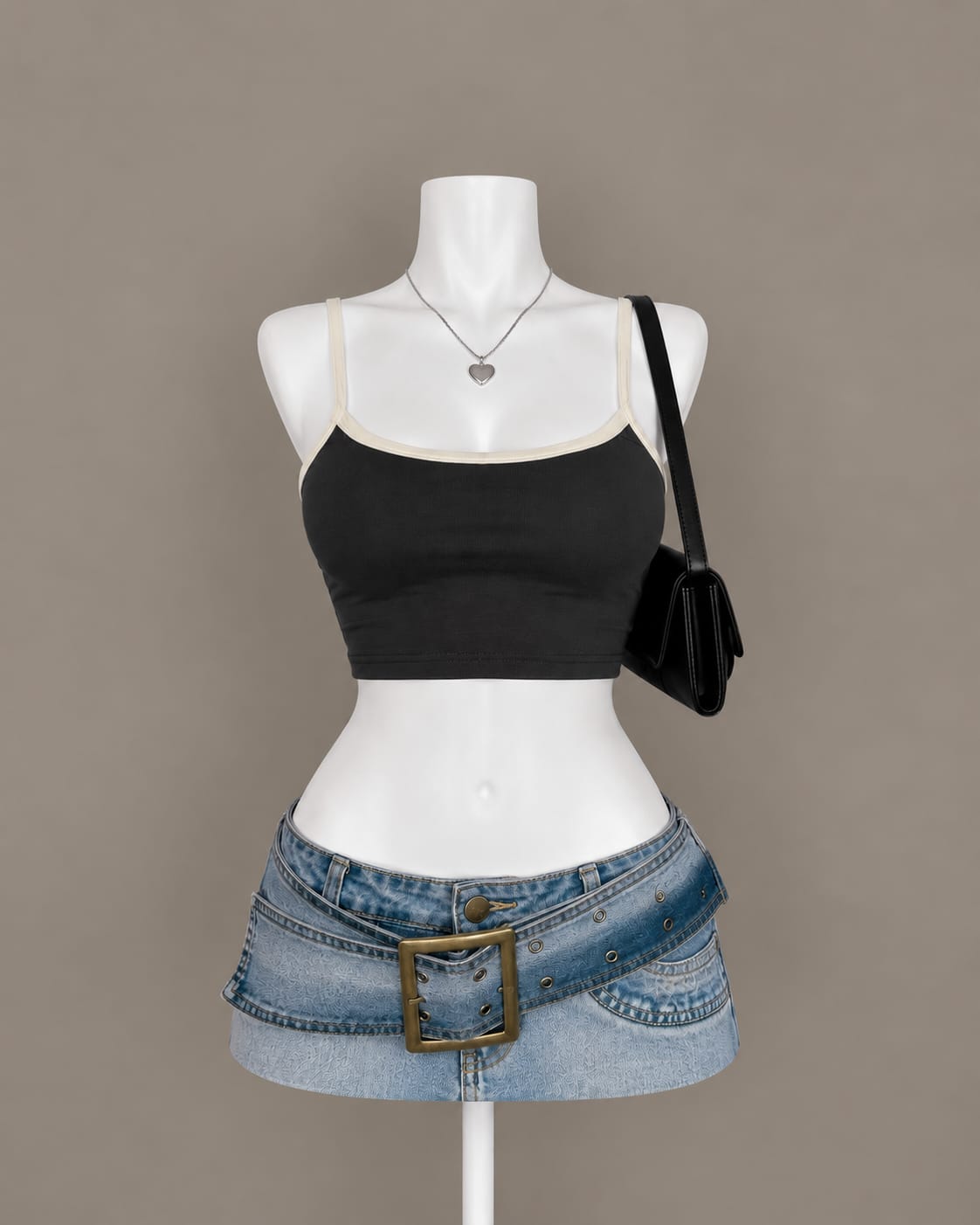 Black Crop Top