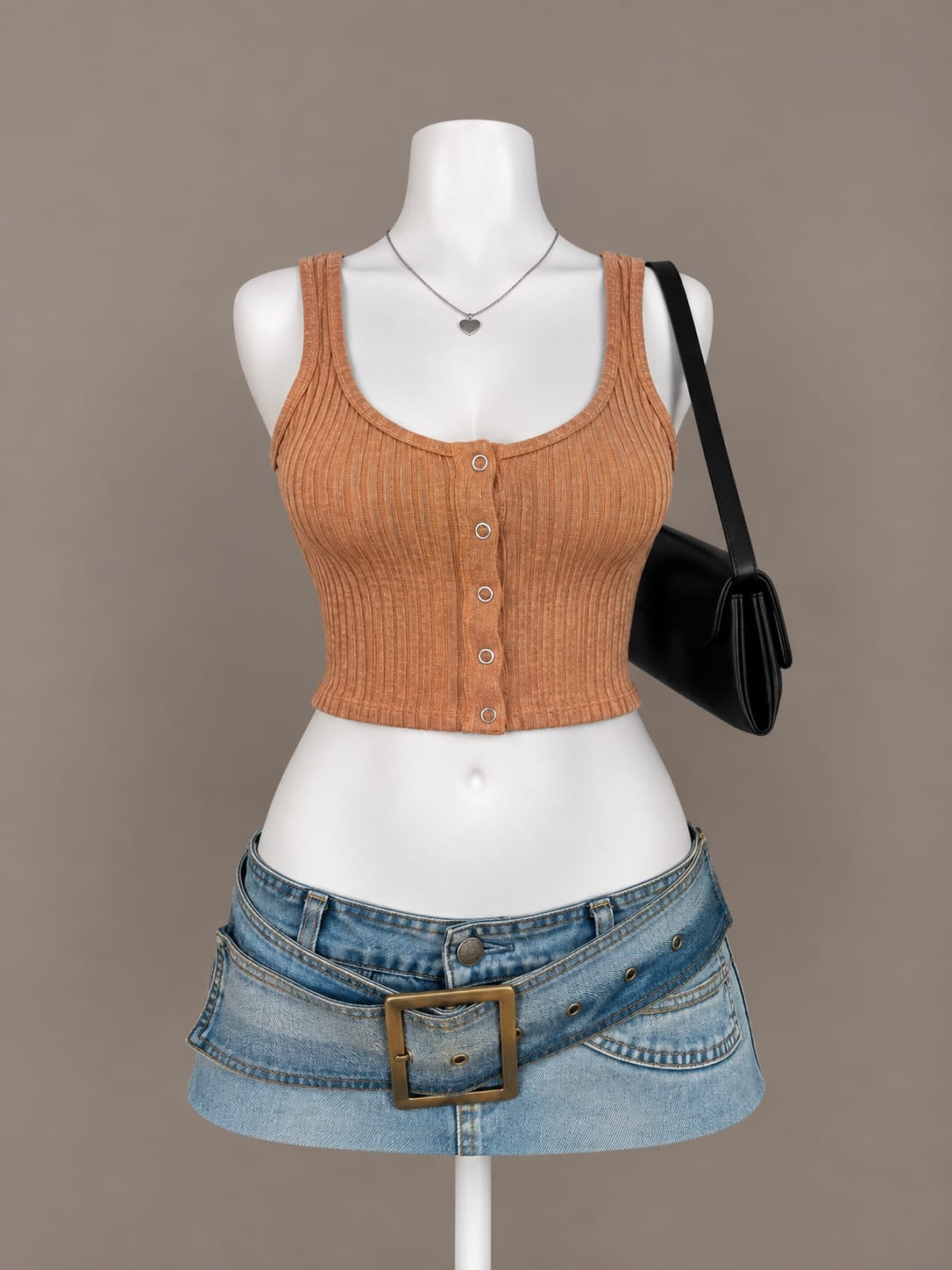 Rust Crop Top