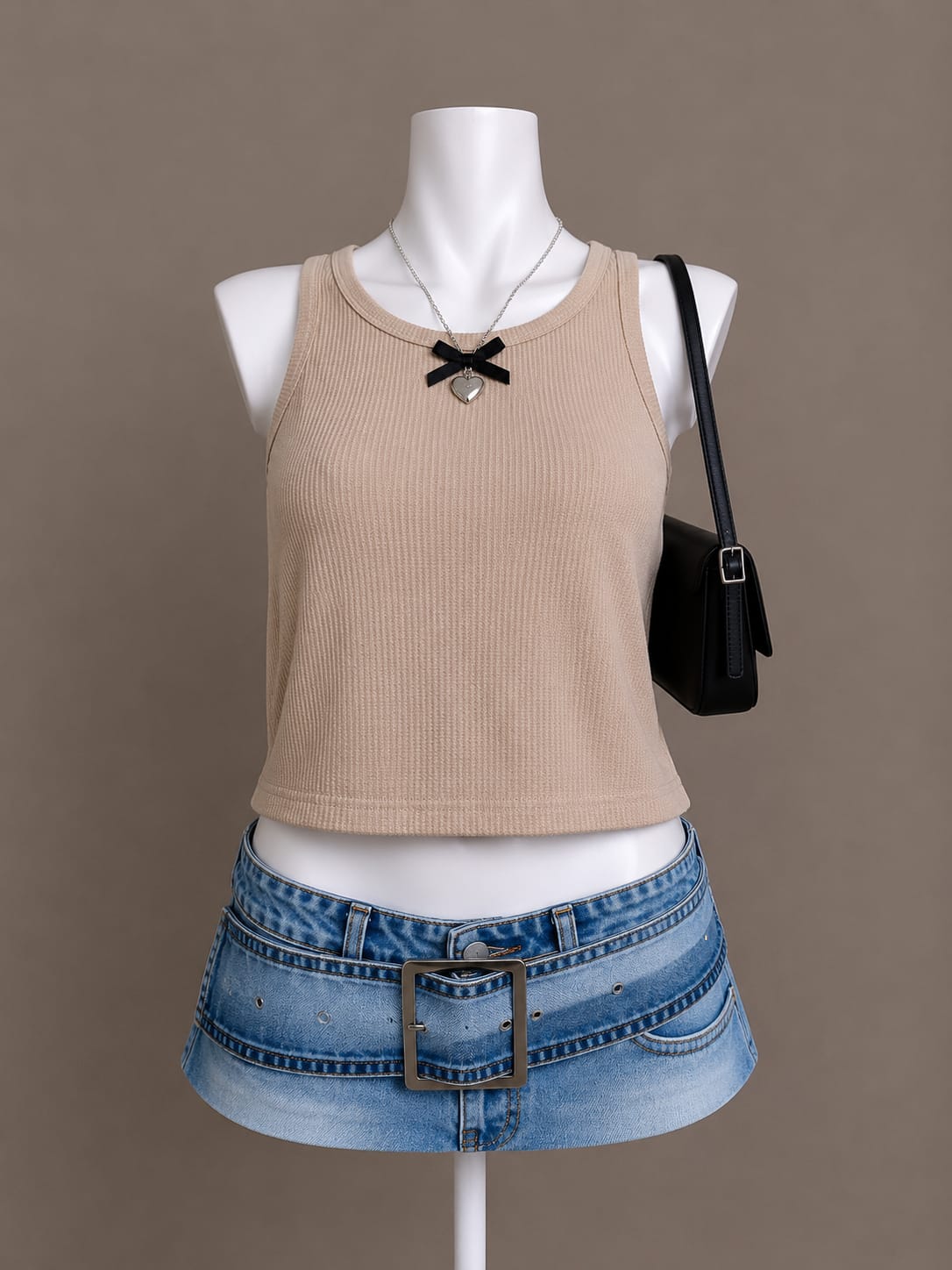 Beige Tank Top