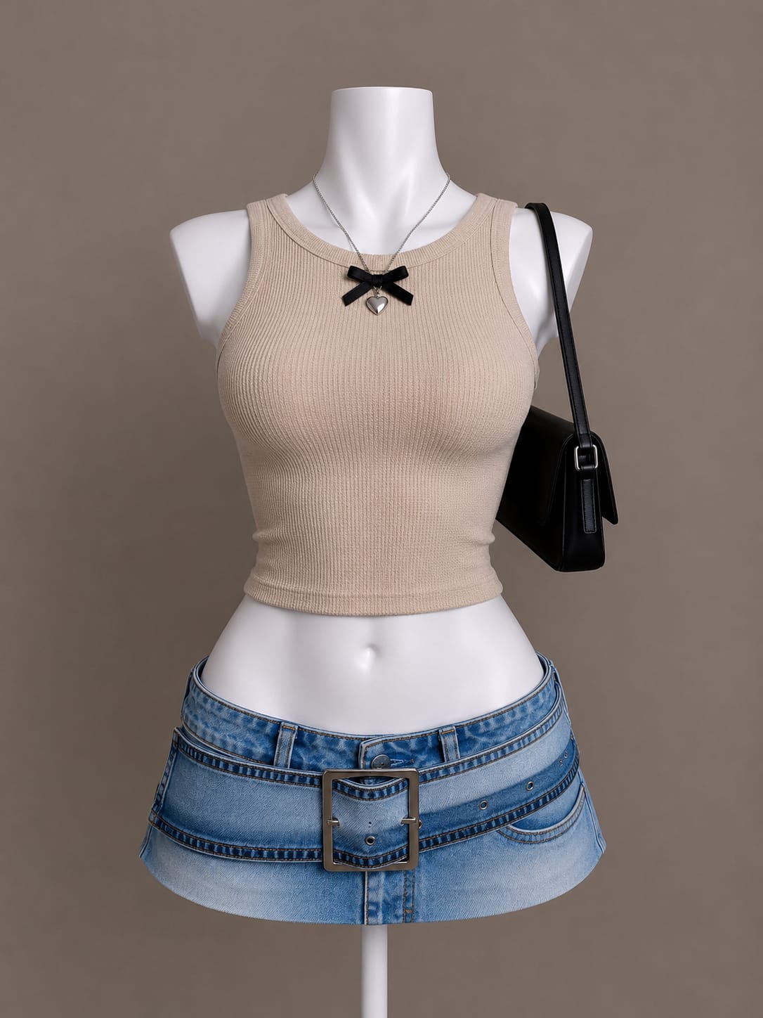 Beige Tank Top