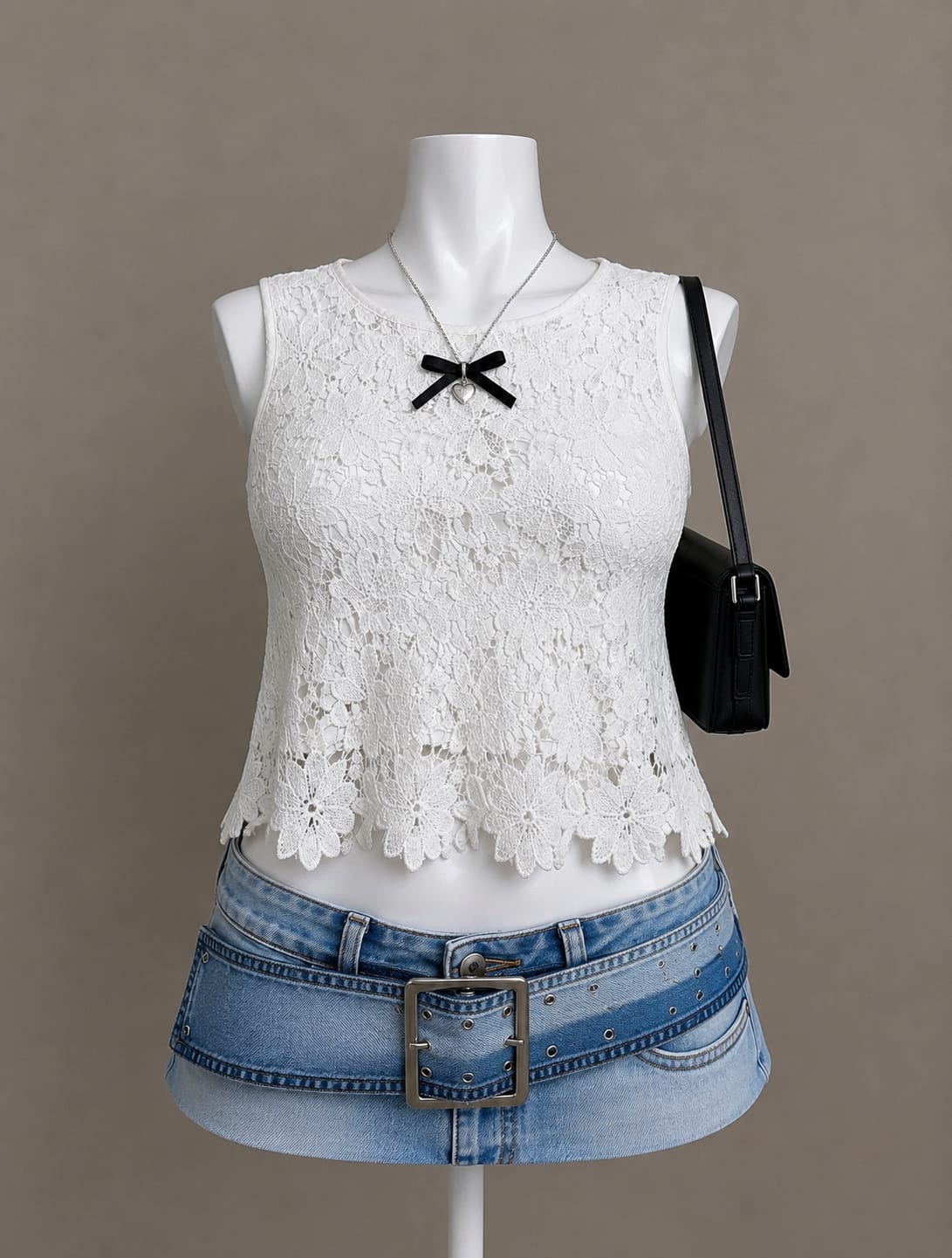 White Crop Top