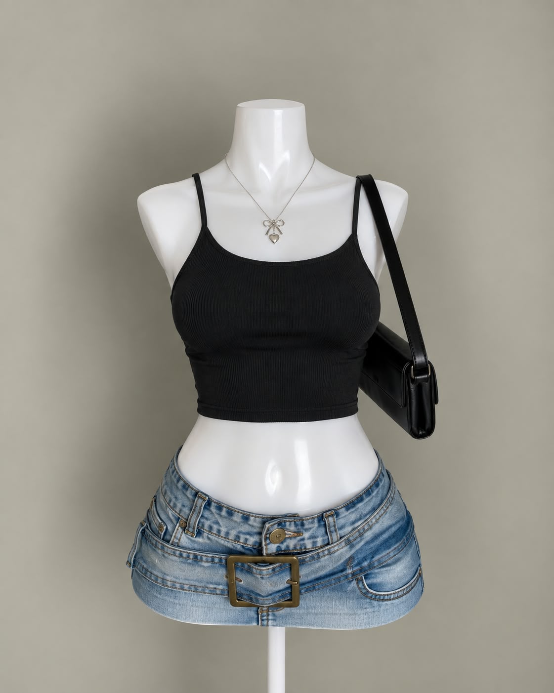 Black Crop Top