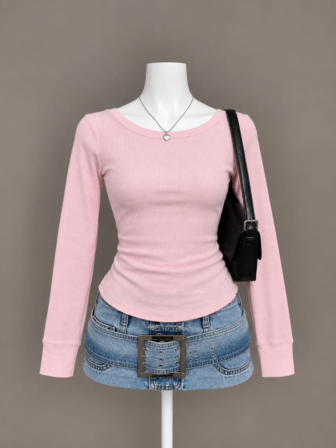 Pink Long Sleeve Top