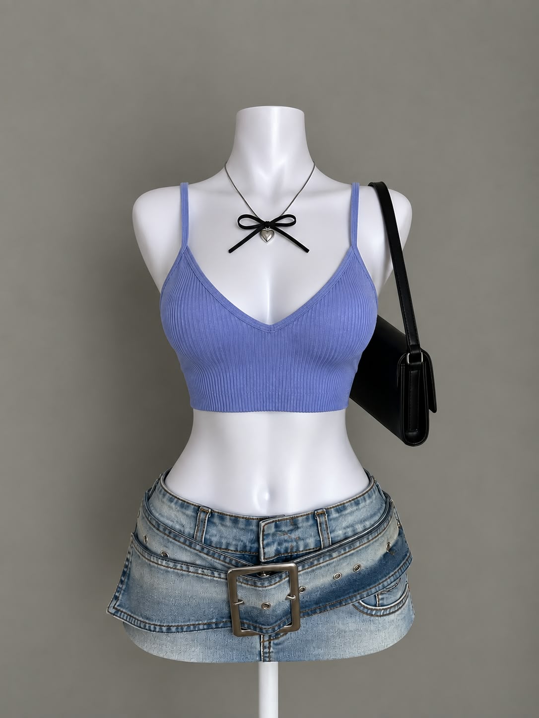 Periwinkle Crop Top