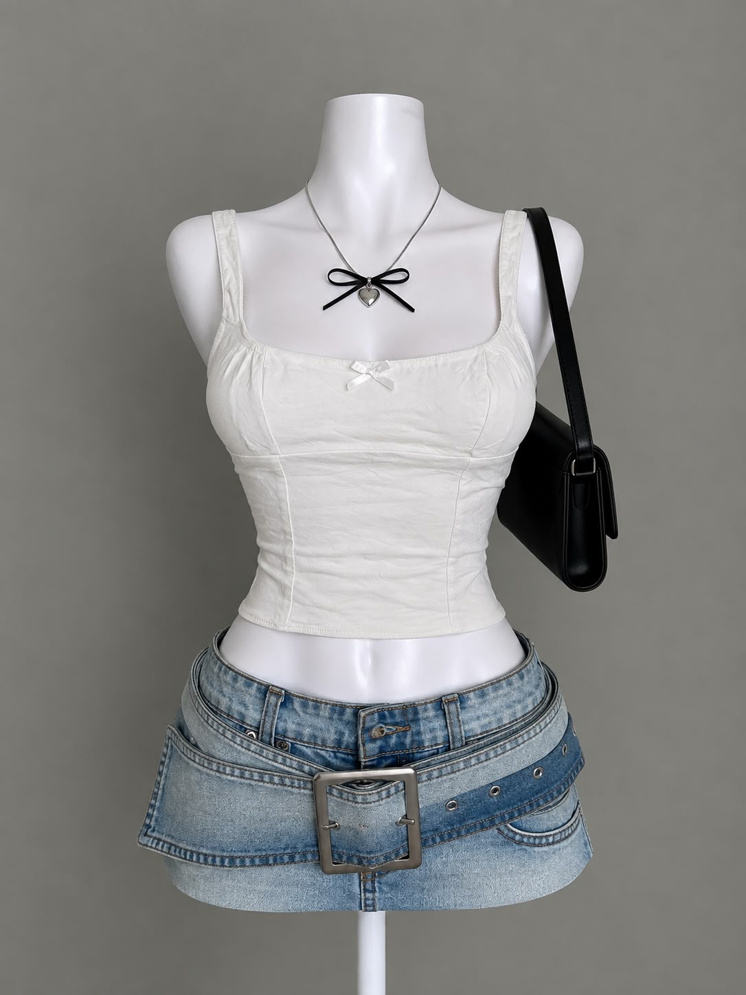 White Corset Top