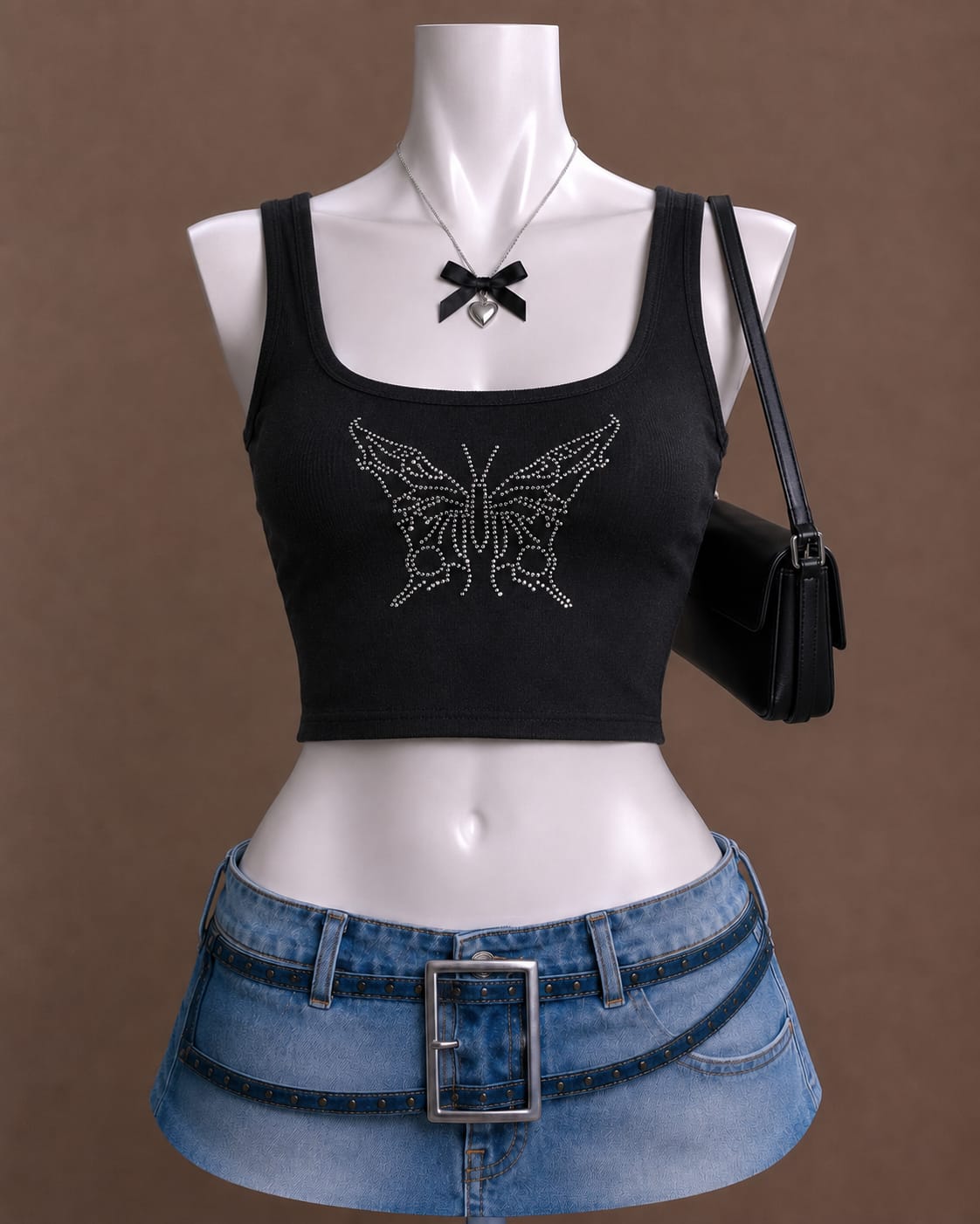 Black Crop Top
